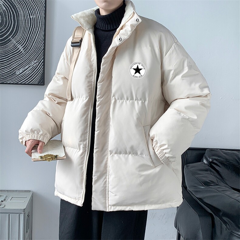 冬季新款加绒加厚棉服男女情侣棉服潮XZ102A-4-MY1031-P75,男装棉衣,星座211-2