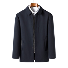 2023秋冬季羽绒服男新款中年男士爸爸装外套商务休闲免烫男装，男装羽绒服，电商B212（原钱塘6029）