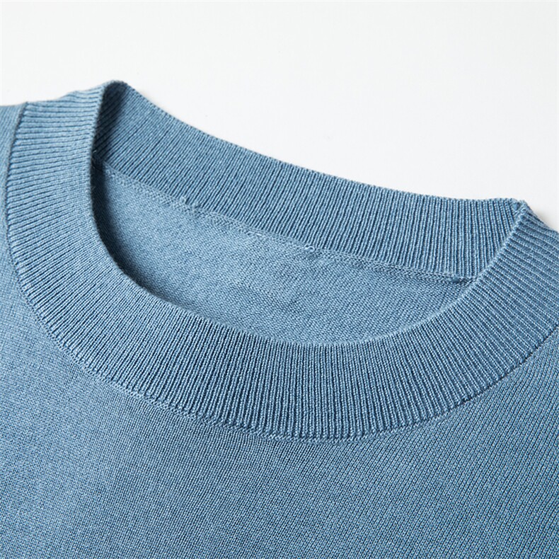 长袖t恤男士卫衣春秋季圆领含羊毛打底衫中年爸爸装休闲上衣,男装卫衣,电商B212（原钱塘6029）