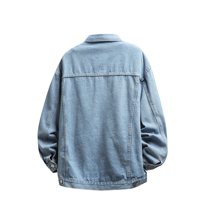 得物二开款大码高品质牛仔夹克外套男女JK529-P60特,男装夹克,星座912-1（原星座914-5）
