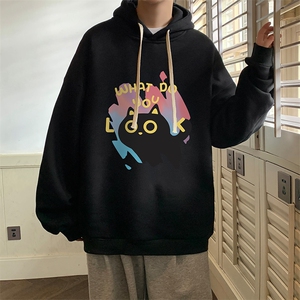 连帽卫衣男大码胖子帽衫大号运动服WY2454-P35图片