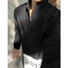 美式防晒服UPF50＋速干透气立体剪裁立领凉感夹克衫H1100特P55，男装夹克，电商A341