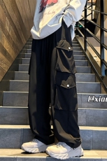 XZ616春季新款冰丝工装裤设计款垂感休闲裤TY2429P65控78，男装休闲裤，星座512A（原616）
