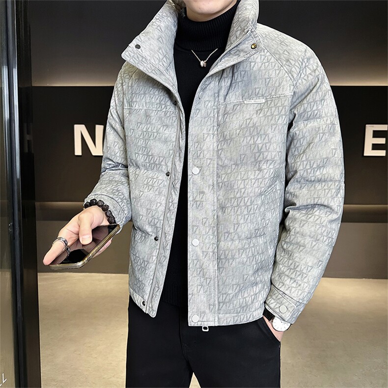 标50绒男士立领皮羽绒服潮牌保暖外套5851-P225(控券后298),男装羽绒服,电商B338