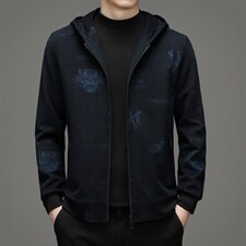 常规款呢子外套男21秋冬季新款连帽夹克外套休闲呢子ZG2512-P200，男装夹克，电商B212（原钱塘6029）
