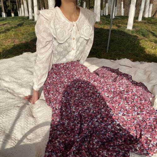 绣花纯棉衬衣，女装，Mu Mu