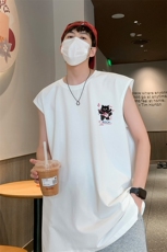 直播抖音得物品质重磅纯棉250克男无袖背心T恤T513P28控39，男装背心/马甲，电商C408(原B339-1)