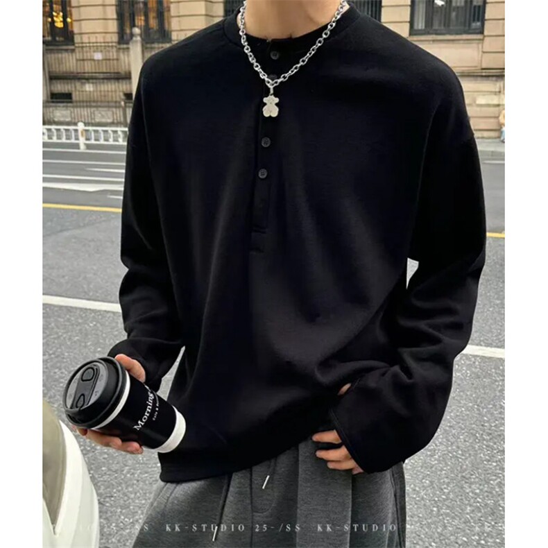 文艺百搭慵懒潮流原宿简约时尚长袖T日系新款ins流行ME07,男装T恤,星座1116A（原606A-3）