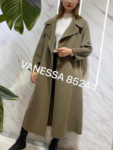 100%全手工羊毛大衣，定制款，女装，VANESSA