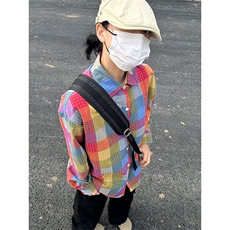 2026春夏新款提花格子长袖衬衫高品质格子衬衫复古外套CS256-P45，男装衬衫，星座301C-5