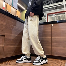 秋冬新款潮牌oversize休闲卫裤男款高街直筒运动长裤K7577-P40，男装休闲裤，星座512-3