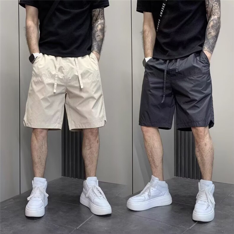 透气速干短裤男士夏季2025新款宽松休闲潮流运动青少年五分中裤子,男装牛仔裤,星座506A