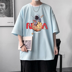 华夫格t恤男短袖男大码五分袖大皂风HT73287-P22，男装T恤，电商A040