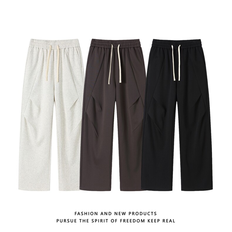 深度库存秋冬中性风美式卫裤休闲裤子男运动裤拖地裤K10107-特38，男装休闲裤，电商A099