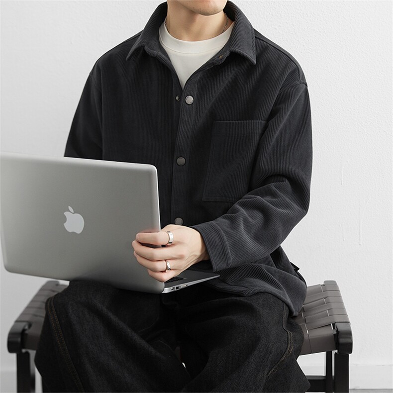 一体绒男生卫衣翻领外套秋冬季2025新款奥粒绒保暖加厚开衫夹克男,男装夹克,星座914