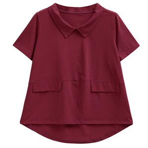 时尚宽松短袖T恤女夏季新款韩版百搭显瘦V领上衣休闲简约女装465图片