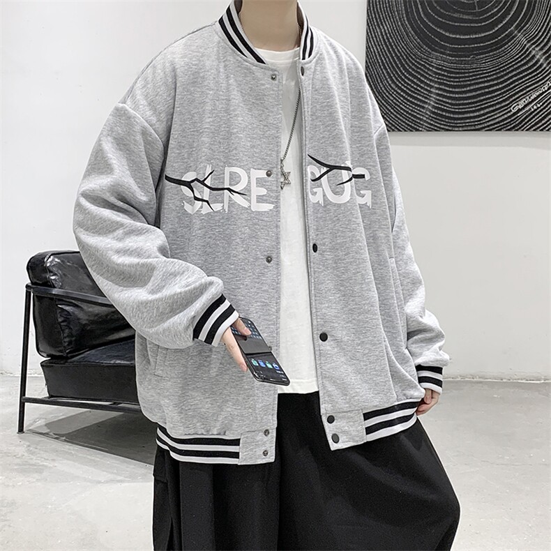 男装宽松休闲中性夹克外套上衣情侣款春装棒球服运动现货DM89-P60,男装夹克,电商D321-1