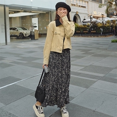 秋装新款撞色休闲短款外套212A-8805-P115-168，女装短外套，浙宝212A