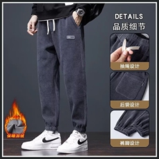 1506-1/KA161/P35新款宽松休闲裤男韩版潮流百搭裤子男款束脚百搭，男装休闲裤，星座1506-1