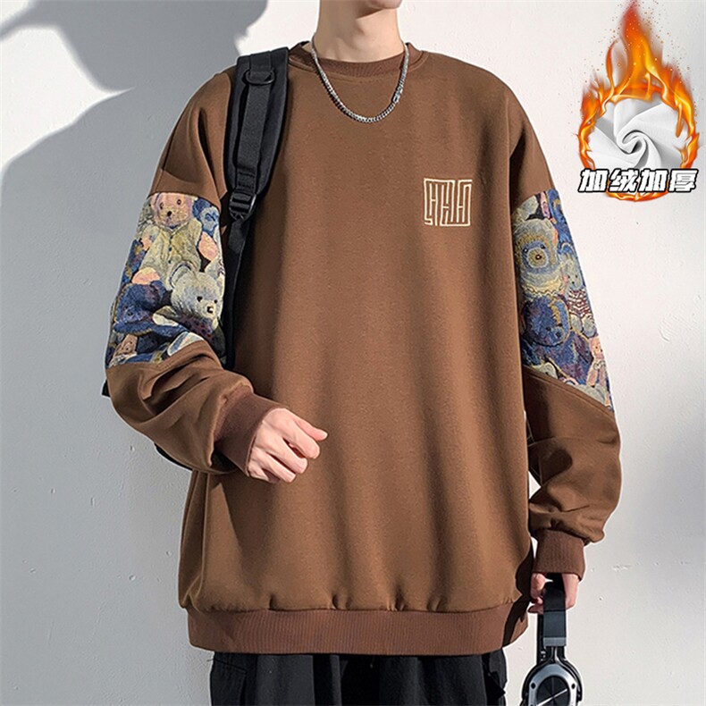 2025HW23675加绒光影墙大码真超绒180克卫衣M-5XHW23790-P55，男装卫衣，电商A022