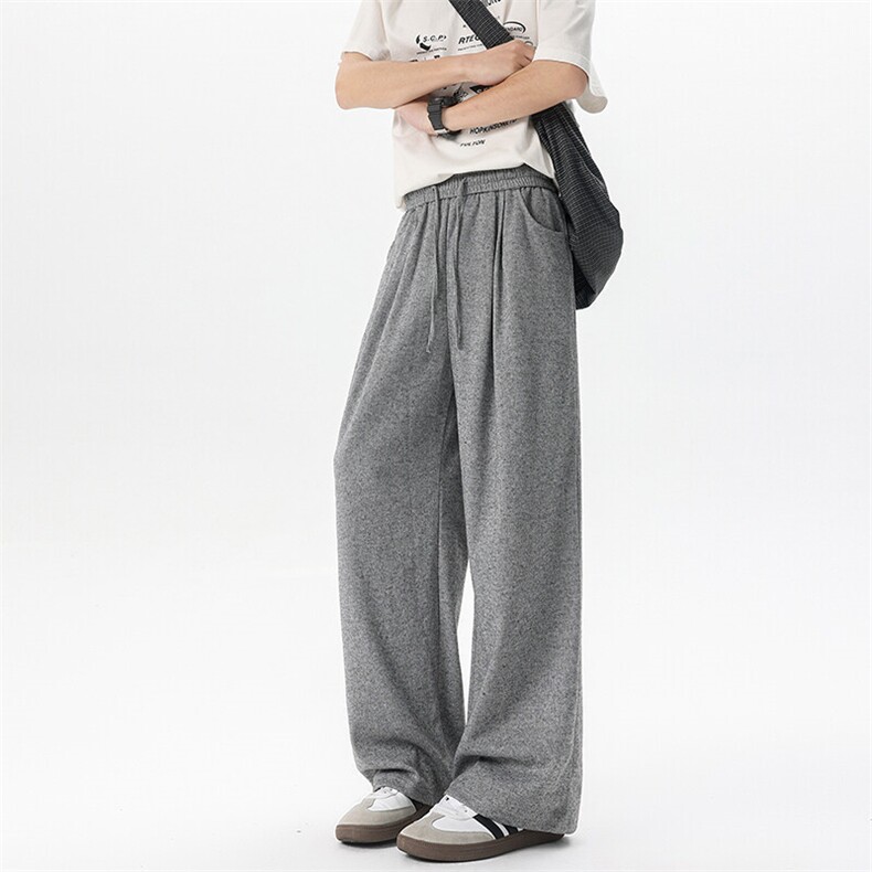 8XL-M特大码工装裤男纯色宽松裤卫裤休闲基础款K995P55图片