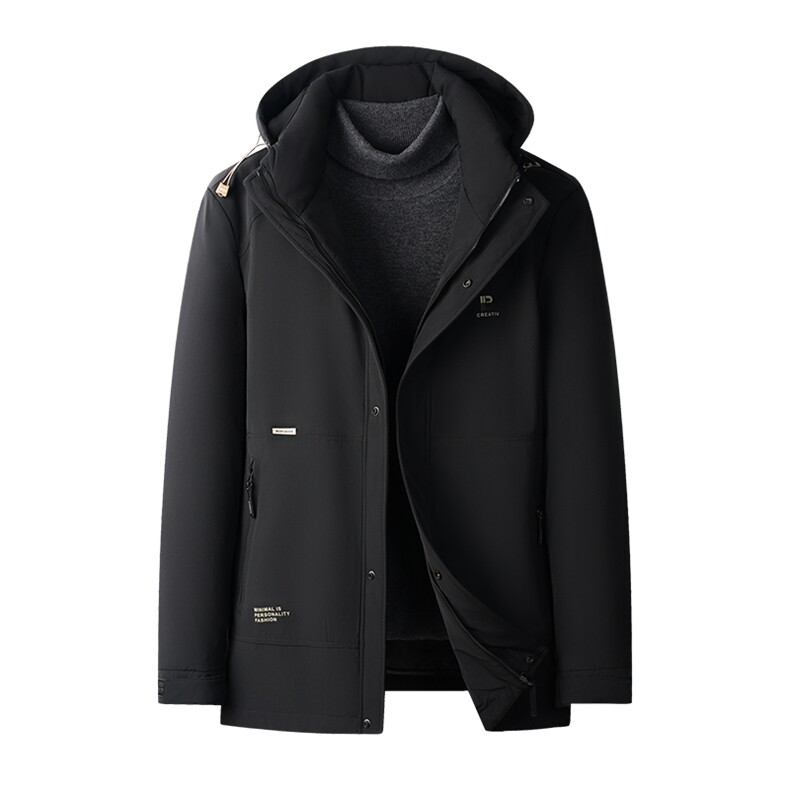 AK78150钱塘2020-3商务休闲新款冬季简约百搭中年男士羽绒服P300,男装羽绒服,钱塘207-3