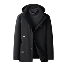 AK78150钱塘2020-3商务休闲新款冬季简约百搭中年男士羽绒服P300，男装羽绒服，钱塘207-3