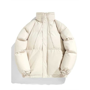 1506-1/M3881/P82男士立领棉衣冬季保暖潮牌休闲面包服外套宽松图片