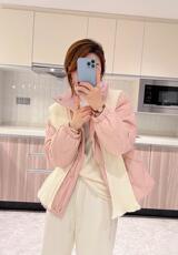 新短款羽绒毛线披肩网红，其它，泰靡(1F)