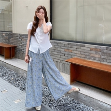 新款现货主推阔腿裤套装2587-P145-K208，女装套装/套裙，2C129
