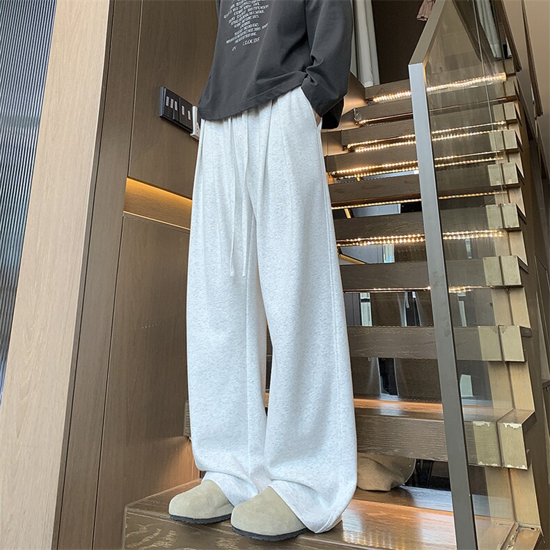 新款打褶弯刀卫裤XZ604-K133-特P35控68,男装休闲裤,星座604