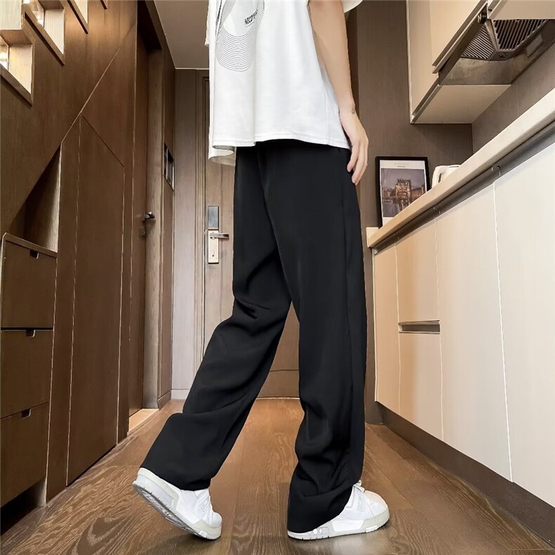 2024年夏季新款免烫包边原布垂感西裤K462P36,男装西裤,星座1116-2