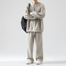加绒加厚美式休闲重磅条绒套装-TZ810常规特批92加绒特批112，男装休闲套装，星座718