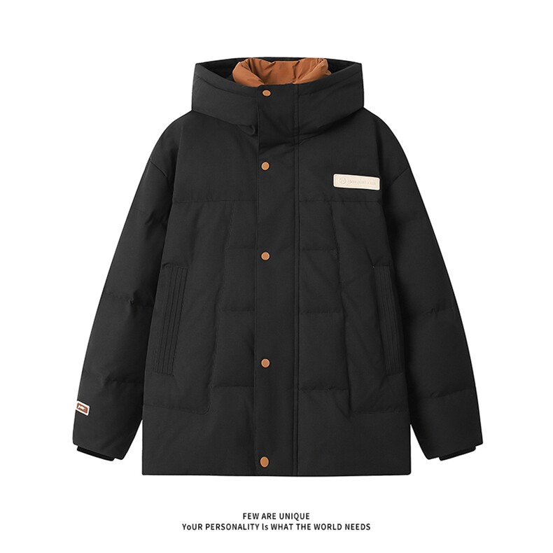 胖胖哥工装羽绒服男冬季2025新款潮牌加厚保暖派克服男生鸭绒外套,男装羽绒服,电商A102
