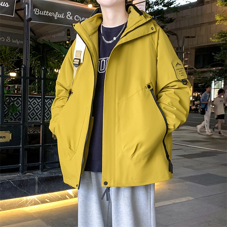 三合一情侣冲锋衣男石墨烯内里户外三防摇粒绒冲锋夹克-P128,男装夹克,电商B306
