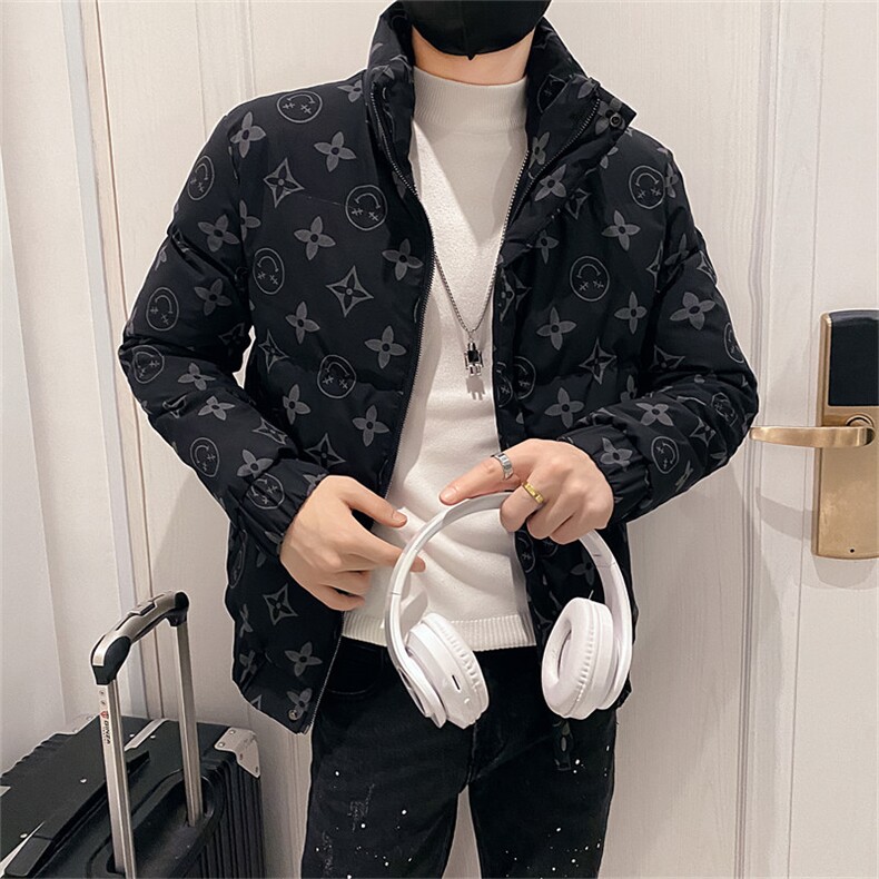 312A-5-601-P125冬季夜光社会小伙立领棉衣韩版潮流棉服A,男装棉衣,星座312A-5