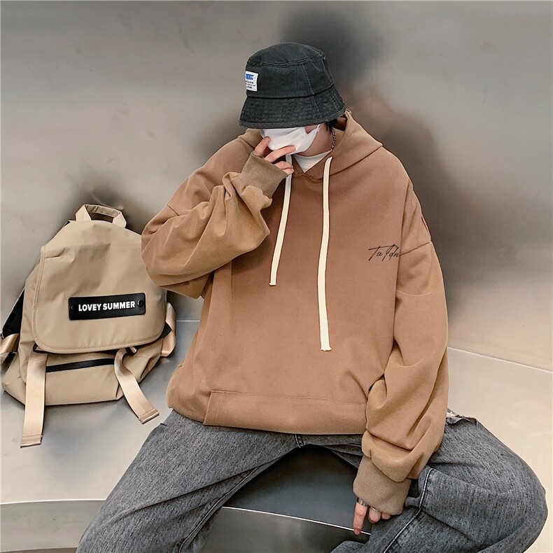 2024新款秋装复古美式水洗做旧宽松连帽卫衣301B-JB7883-P68,男装卫衣,星座301B