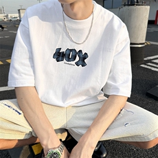 240g美式重磅短袖T恤FSDX256M-5XL特批25无差价控48，男装T恤，电商B219B