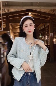 春款亮色小香风图片