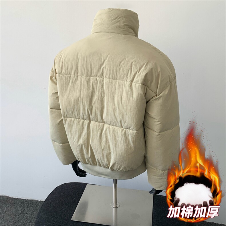 现货立领棉衣男士美式加厚外套潮牌工装棉服M0817-P83,男装棉衣,星座308B-2