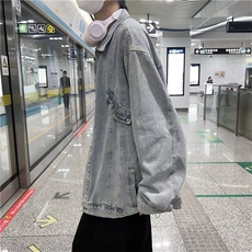 潮流夹克潮男春季牛仔夹克J8815P60，男装夹克，星座1116-2