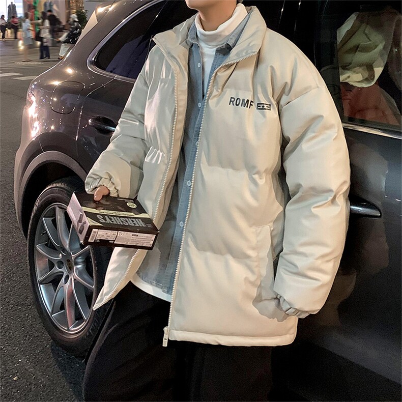 冬季PU皮棉衣男潮牌加厚棉服外套2188特P100,男装棉衣,电商A309