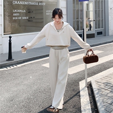 档口现货/条纹背心撞色连帽卫衣三件套套装2C233-902-P175-K288，女装套装/套裙，2C233