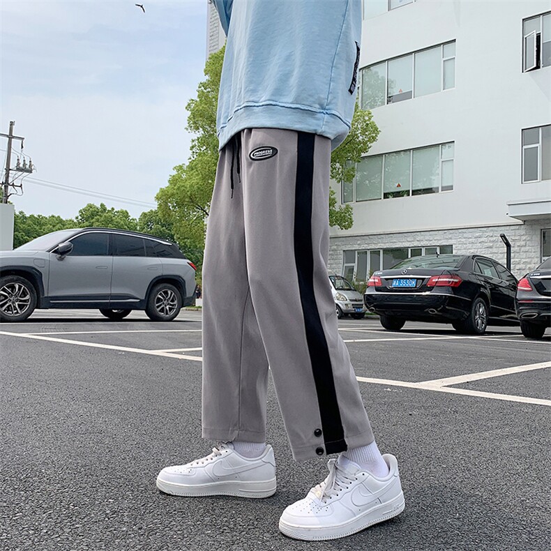 男新款薄款休闲裤宽松男生九分裤韩版潮流直筒裤男裤K940-P28,男装休闲裤,星座512-2