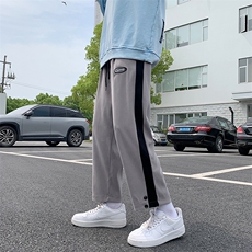 男新款薄款休闲裤宽松男生九分裤韩版潮流直筒裤男裤K940-P28，男装休闲裤，星座512-2