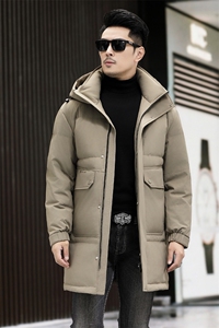 B60111钱塘2020-3冬季厚款时尚休闲中年长款男士羽绒服P305图片