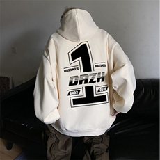 oversize宽松春季新款美式街头机车风连帽卫衣JK23425特批35-控58，男装工装外套，星座605(原A050)
