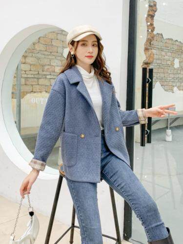 冬季新款，菠萝呢外套，女装，艾伊贝雪