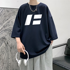 冰丝七分袖t恤男大码五分袖男短袖男中袖Q11435-P30，男装T恤，电商A040