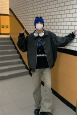 特P78二开无差价新款百搭春秋皮衣夹克外套-HJ5999港风，男装皮衣，电商A003